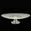 Glass table mat plate, table decoration tableware, glass plate, glass fruit plate, glass bowl, glass chargerplate, glass bowl Stemmed pl Item Picture